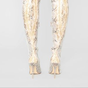 Fashion Nova thigh high boots